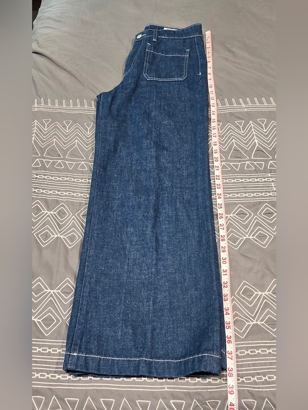 Adriano Goldschmied Kassie High Rise Wide Leg Crop Jeans Size 27 - Picture 2 of 8